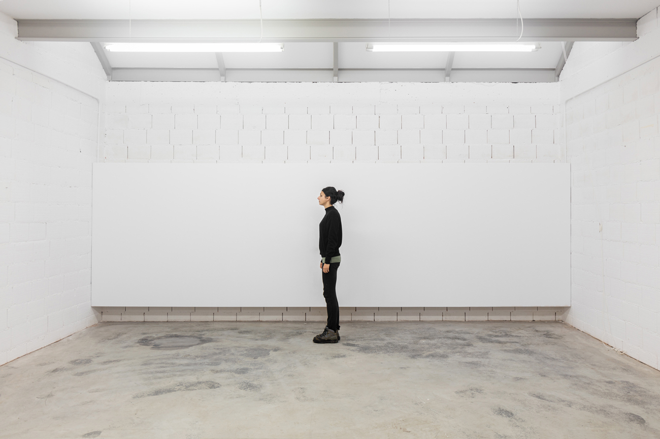 '≠' Painting by irene grau for Caixaforum Barcelona