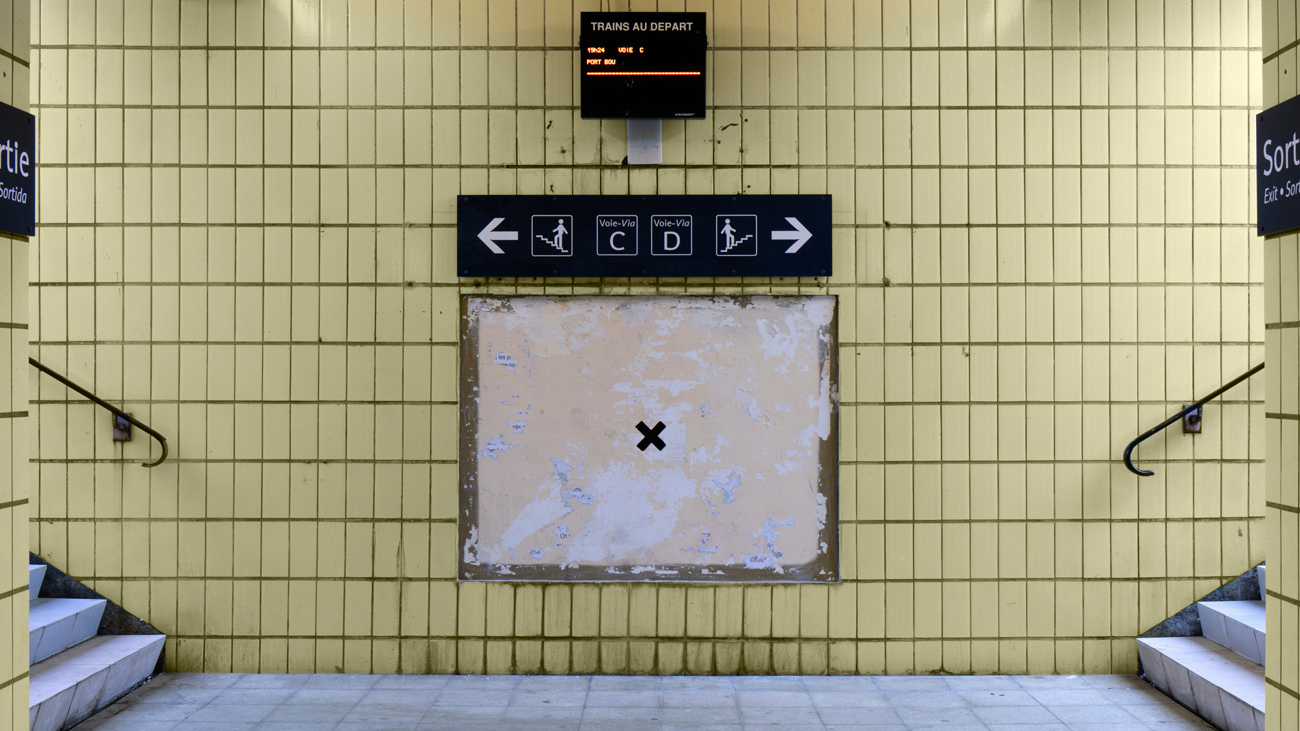 Installation views at Cerbere International Train Station 'Gare internacional de Cerbere'