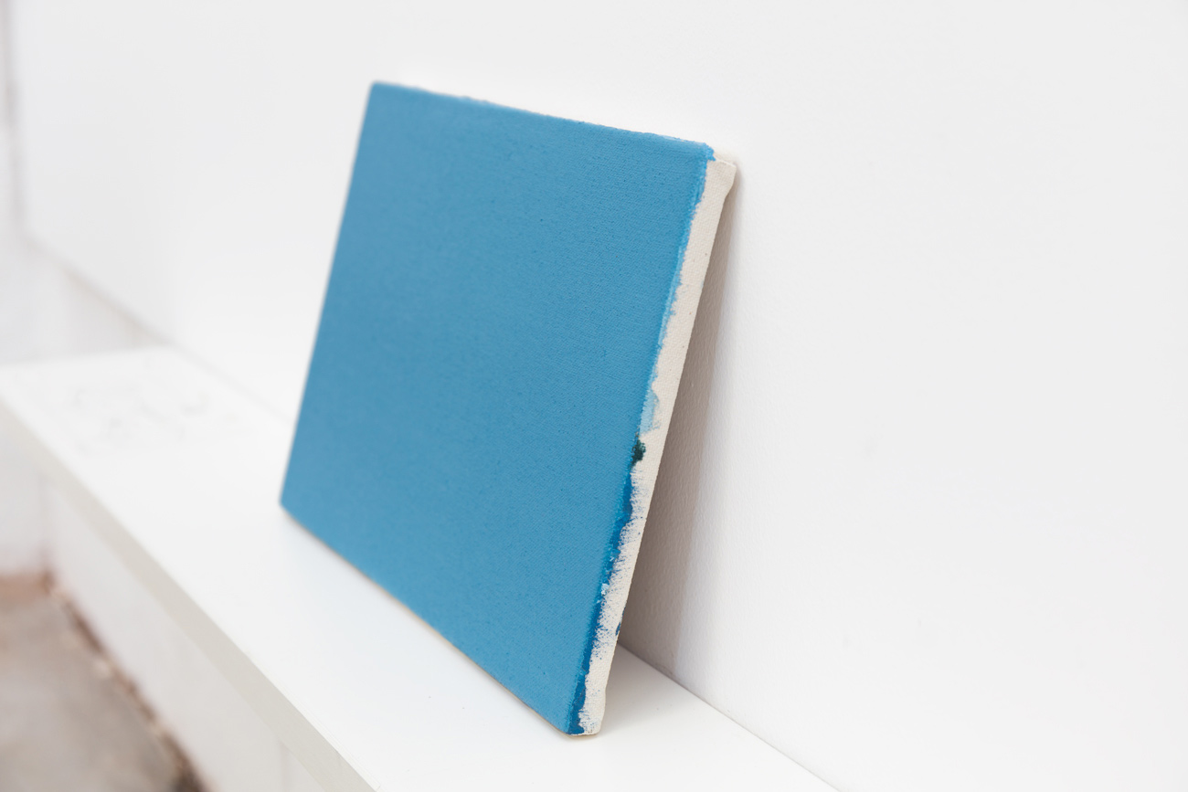 Lake Waubesa, 29/06/2017, Oil on canvas, 16x24cm, side-view